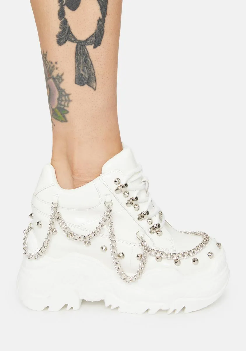 Pure Patent Space Candy Platform Sneakers-