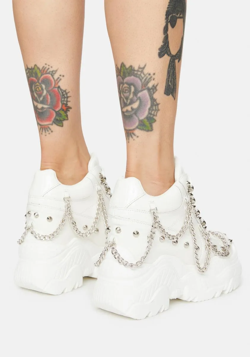 Pure Patent Space Candy Platform Sneakers-