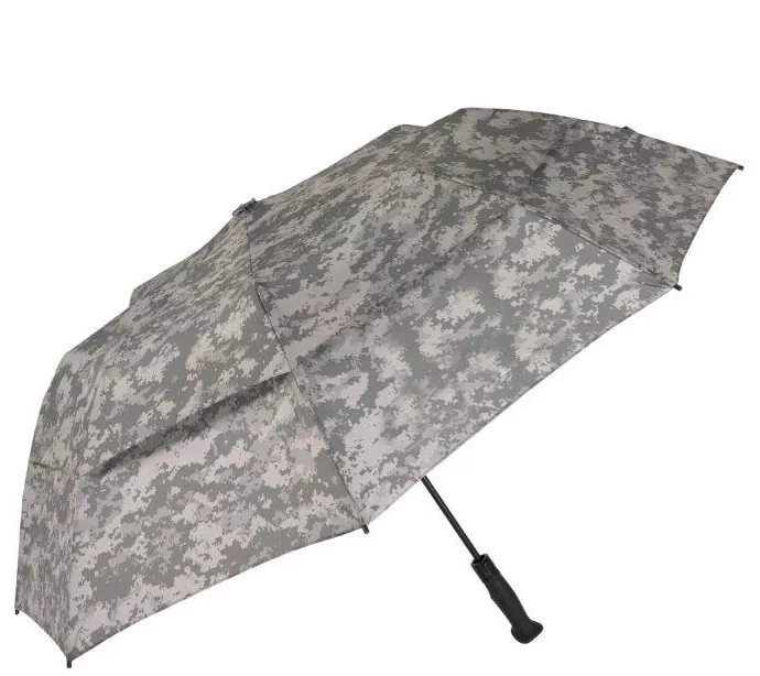 RainAlertz 58" Folding Golf Umbrella with Fiberglass Shaft