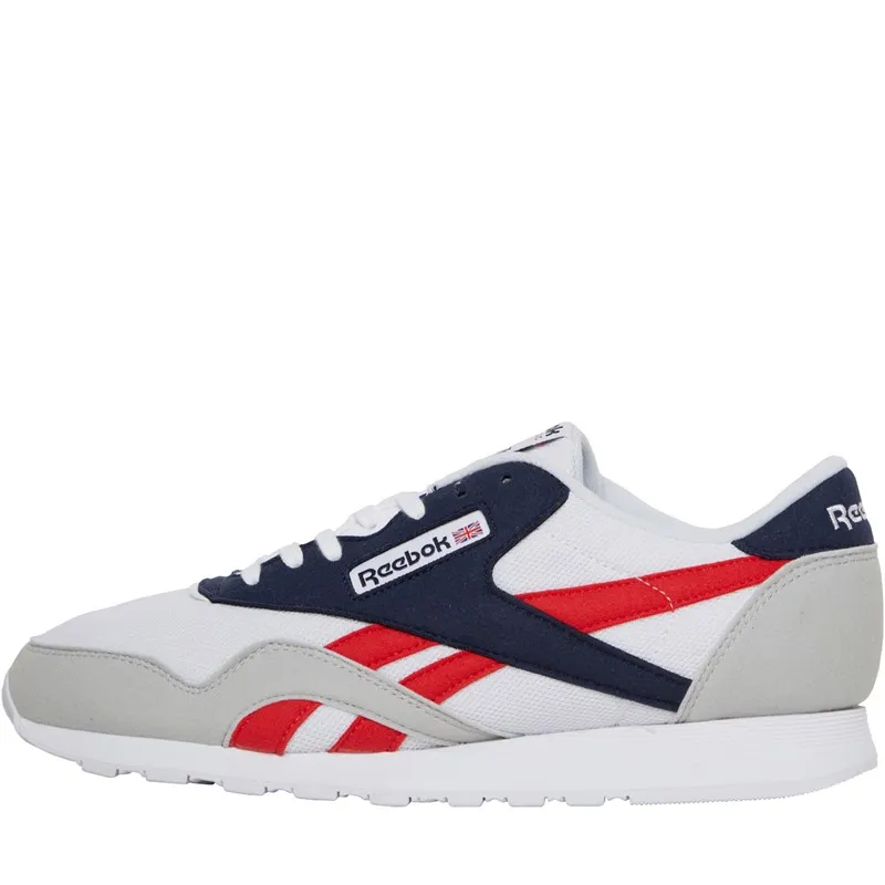 Reebok Classics Mens Classic Nylon Trainers White/Vecnav/Prired