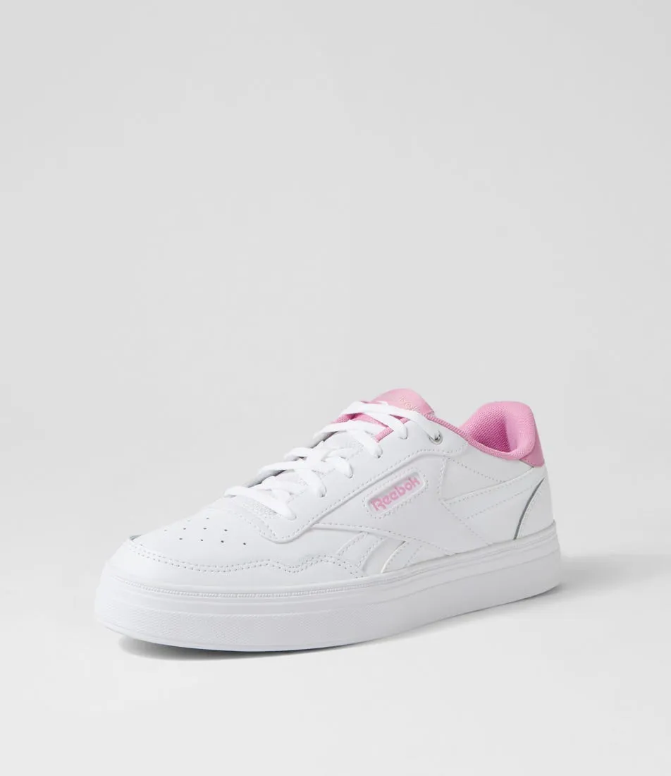 REEBOK Court Advance Bold W Rz White Pink Lily Smooth