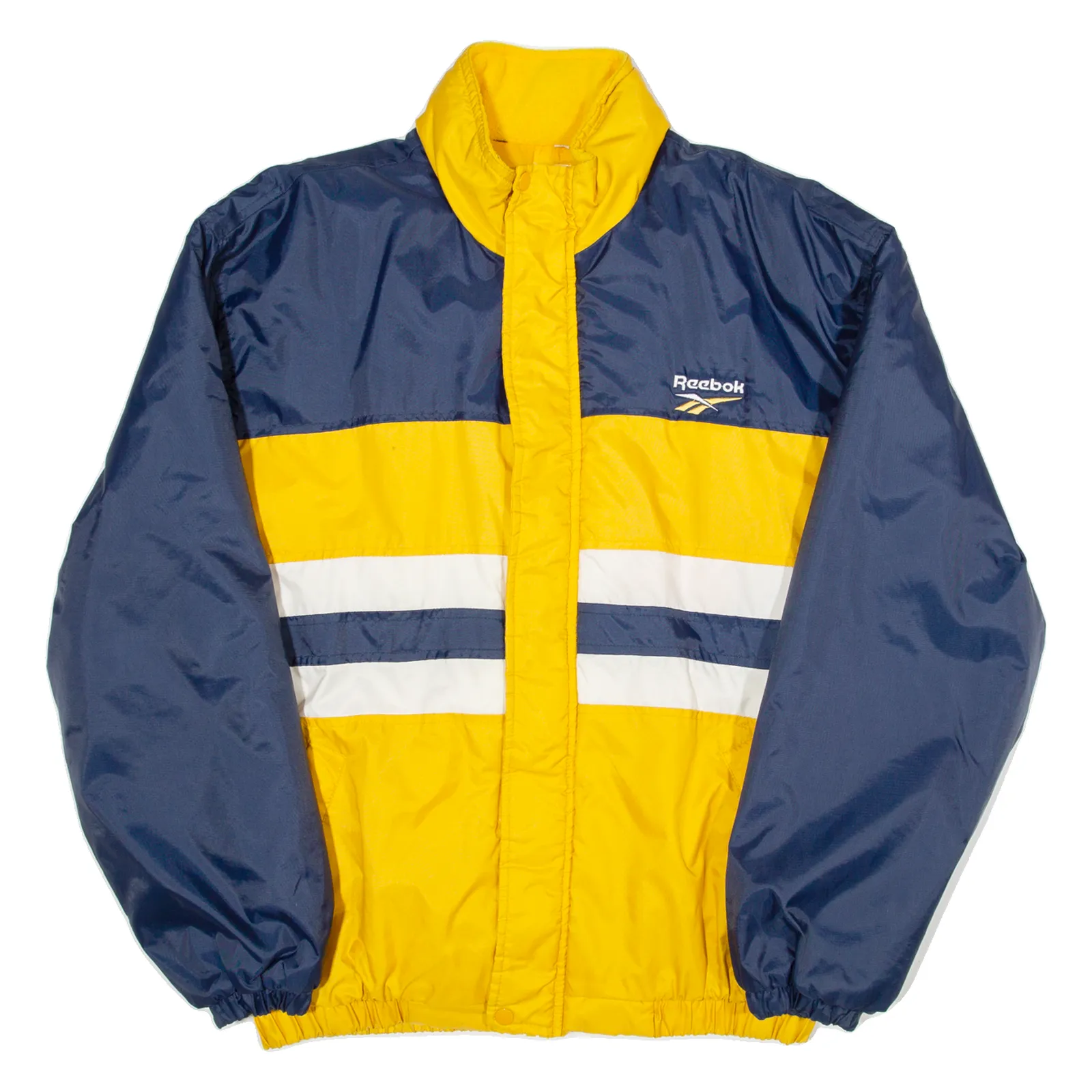 REEBOK Mens Jacket Yellow L