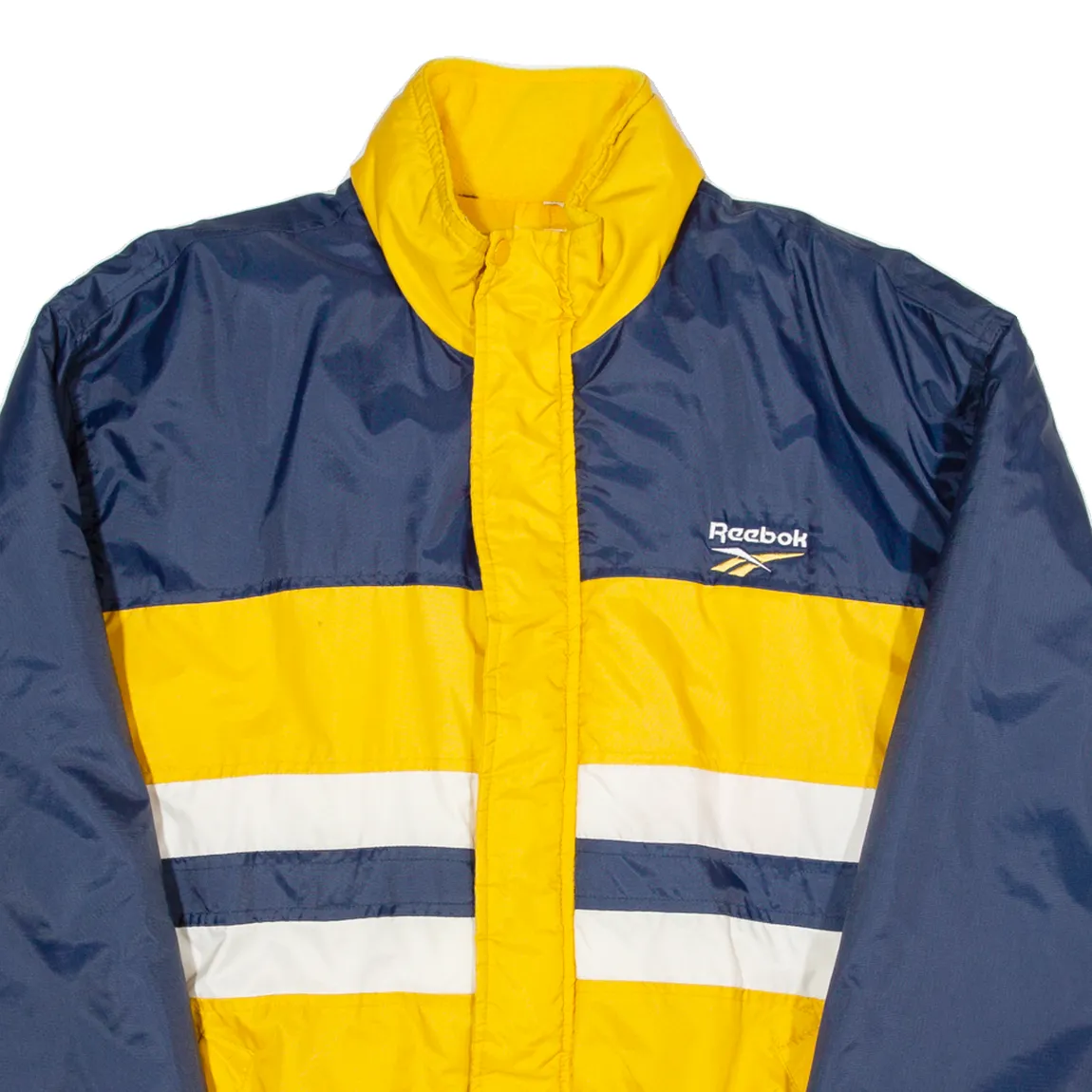 REEBOK Mens Jacket Yellow L