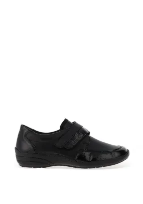 Remonte Velcro Fastened Comfort Shoes, Black