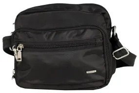 RFID ANTI-THEFT SHOULDER BAG BLACK TCA907