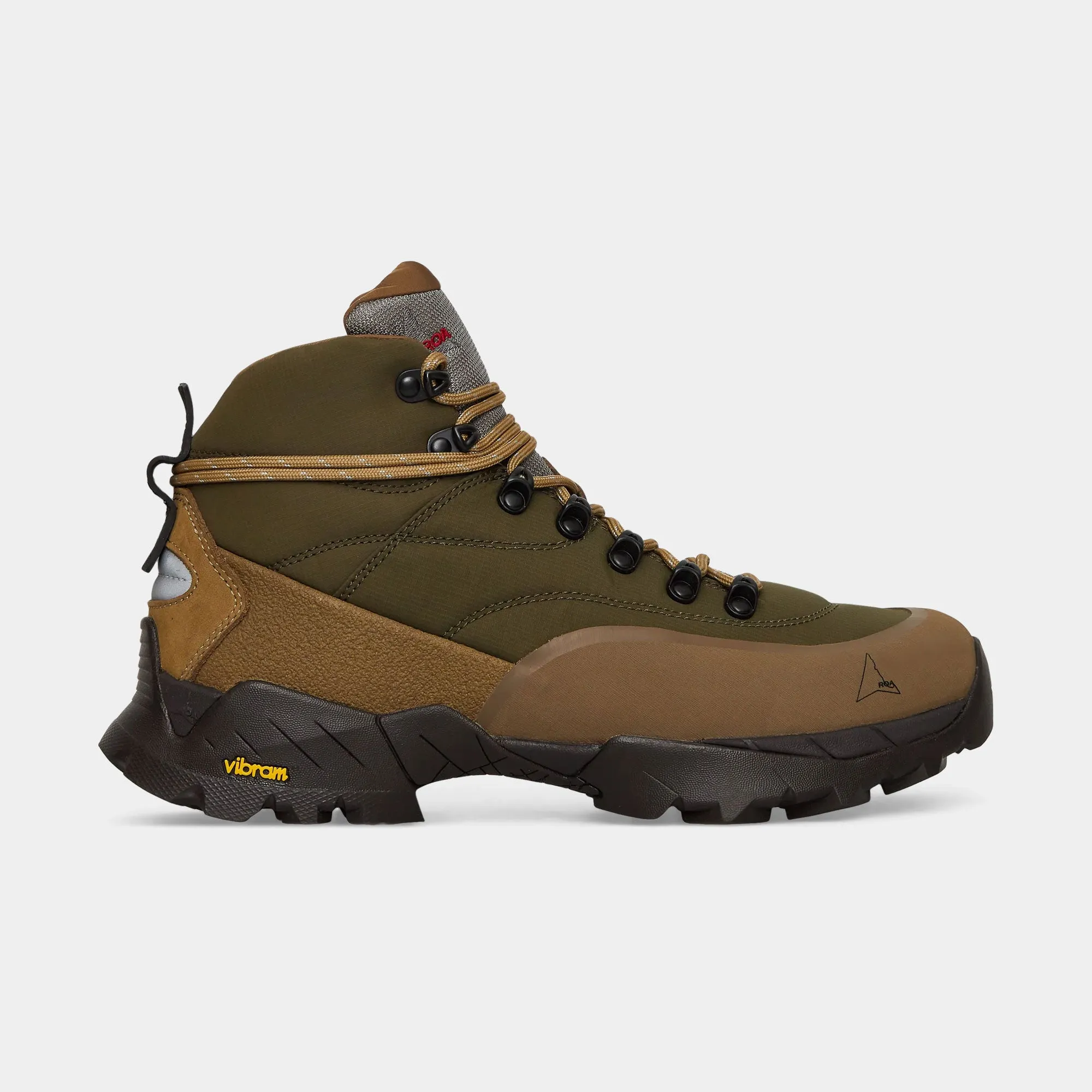 ROA Andreas Strap Boot - Olive Brown