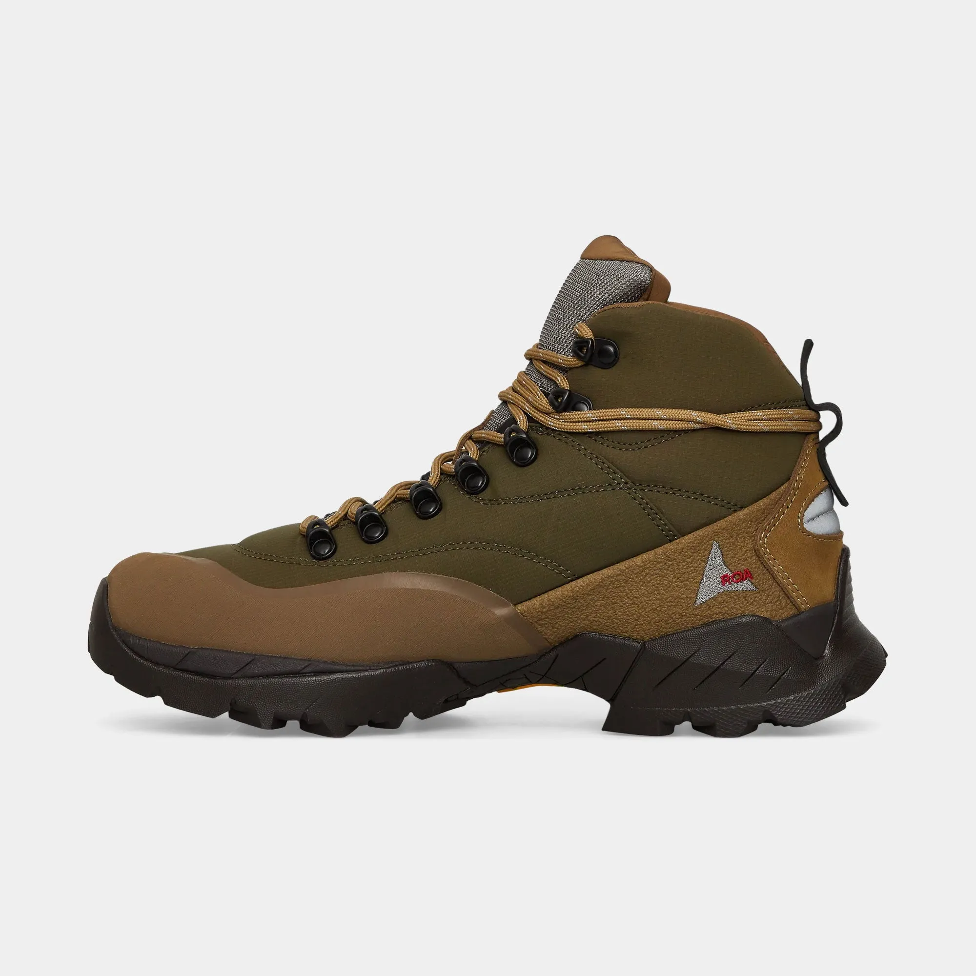 ROA Andreas Strap Boot - Olive Brown