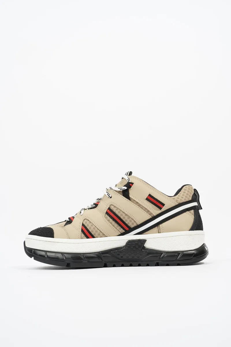 RS5 Sneakers Beige / Black / Red Mesh EU 38 UK 5