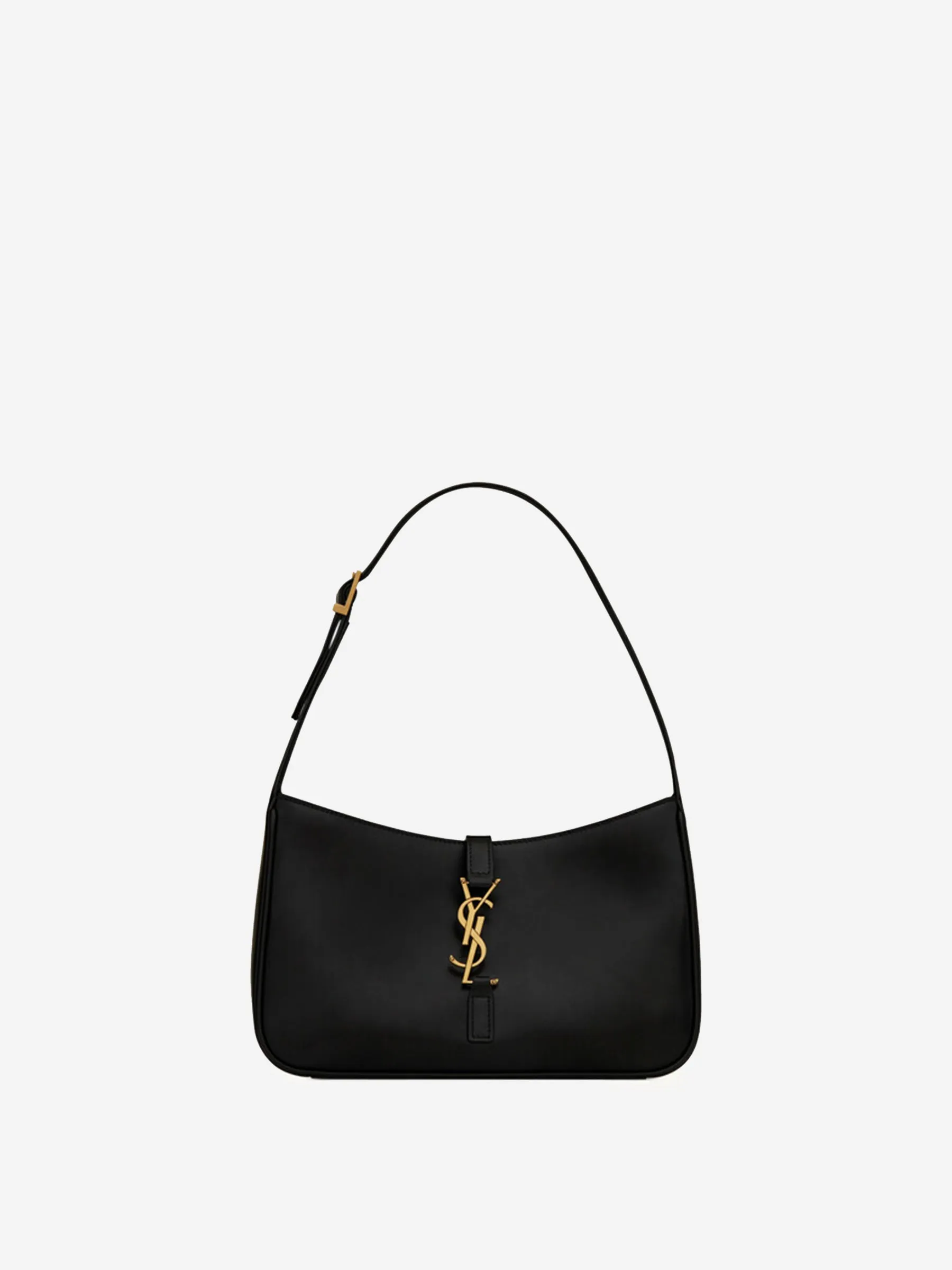 Saint Laurent Monogram Leather Baguette Shoulder Bag 