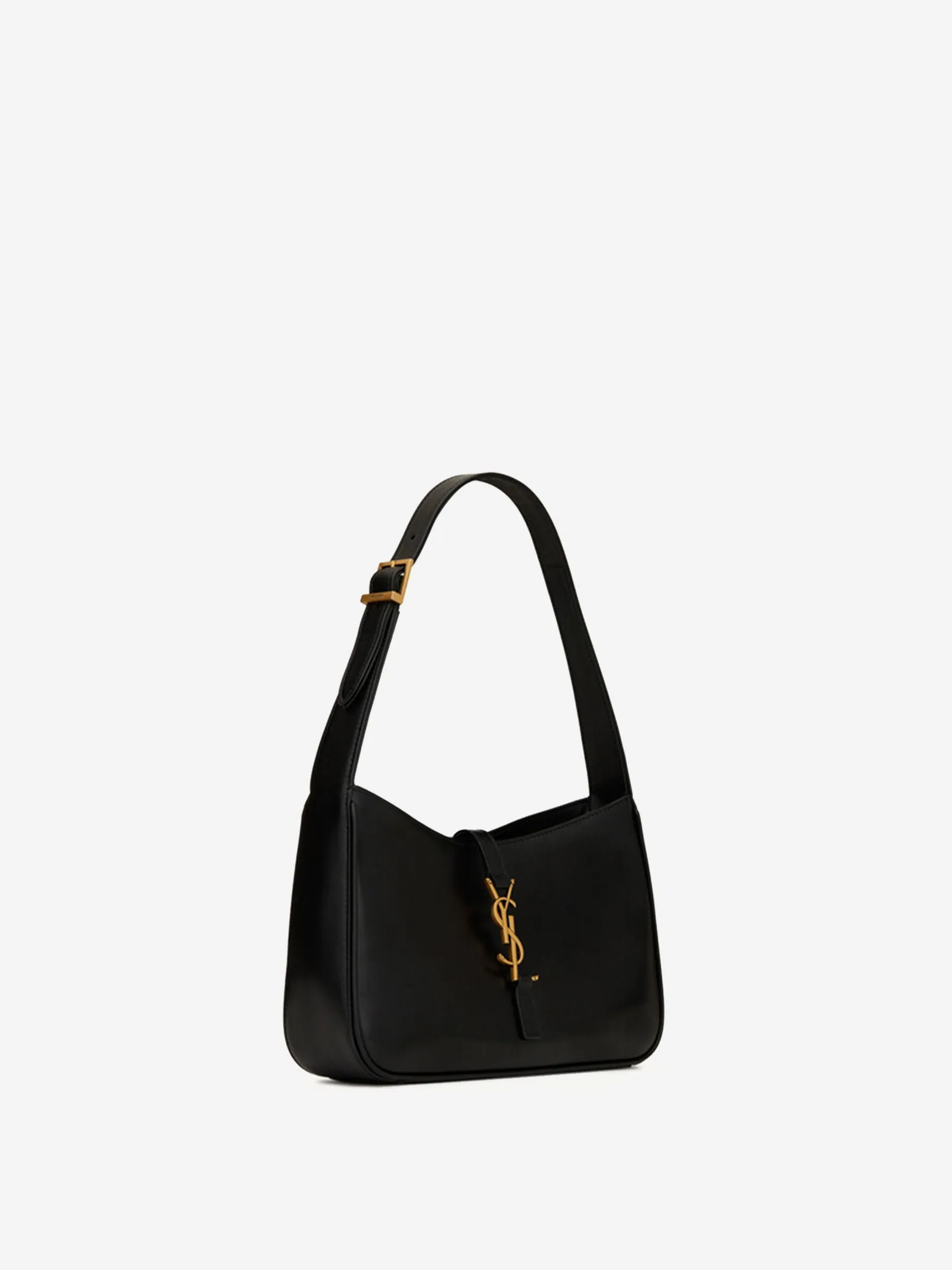 Saint Laurent Monogram Leather Baguette Shoulder Bag 