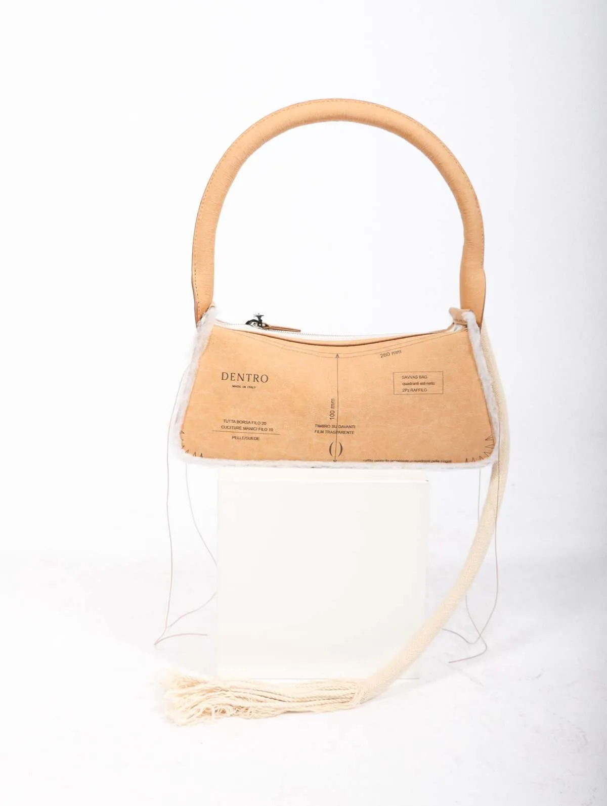 Savvas Shoulder Bag - Brown Paper