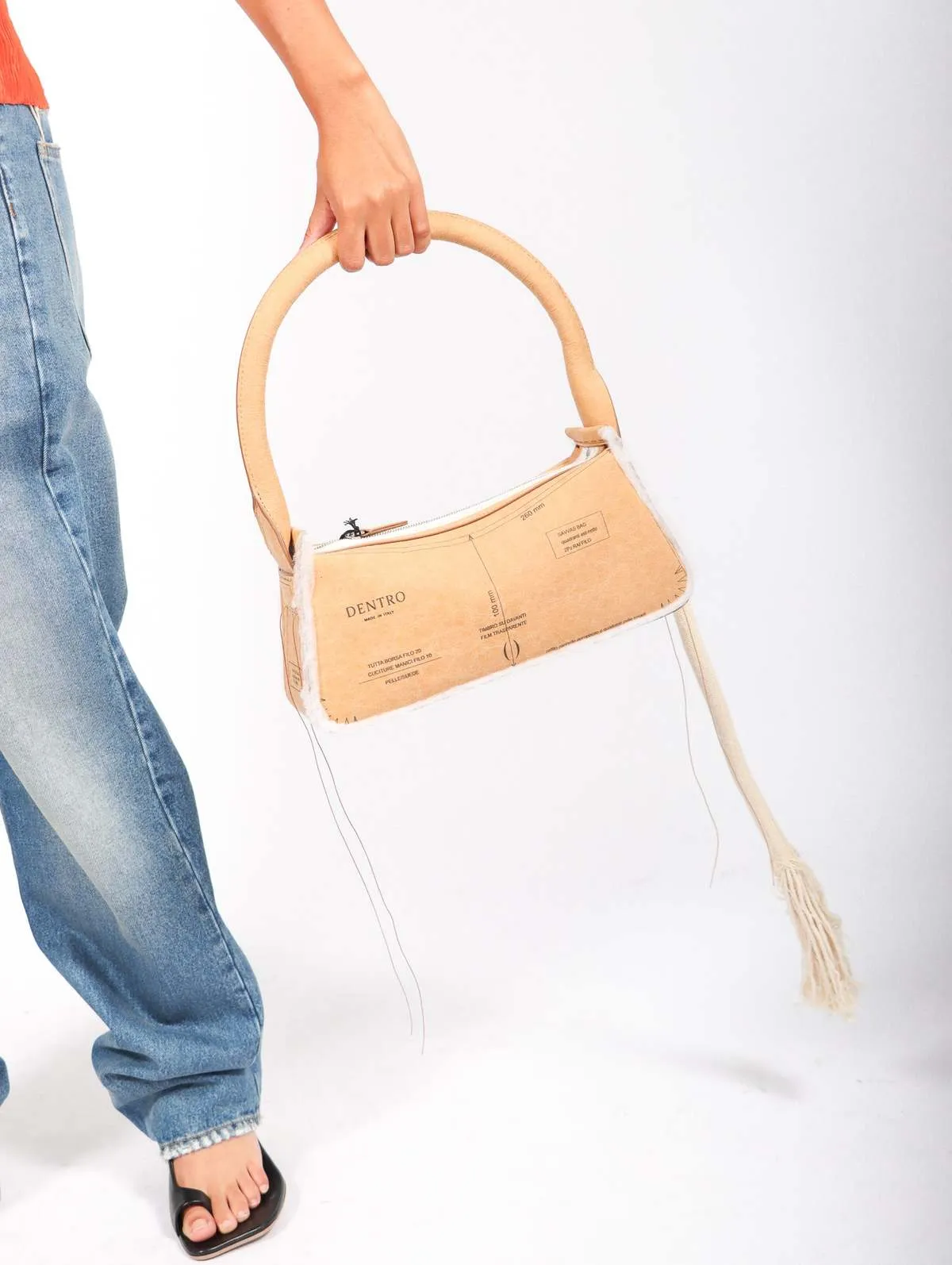 Savvas Shoulder Bag - Brown Paper