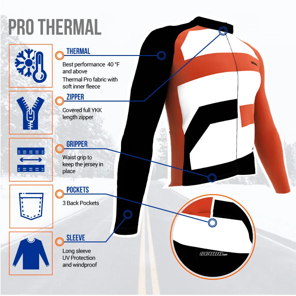 ScudoPro Pro Thermal Long Sleeve Cycling Jersey Country CODE Kenya Gray | Men and Women