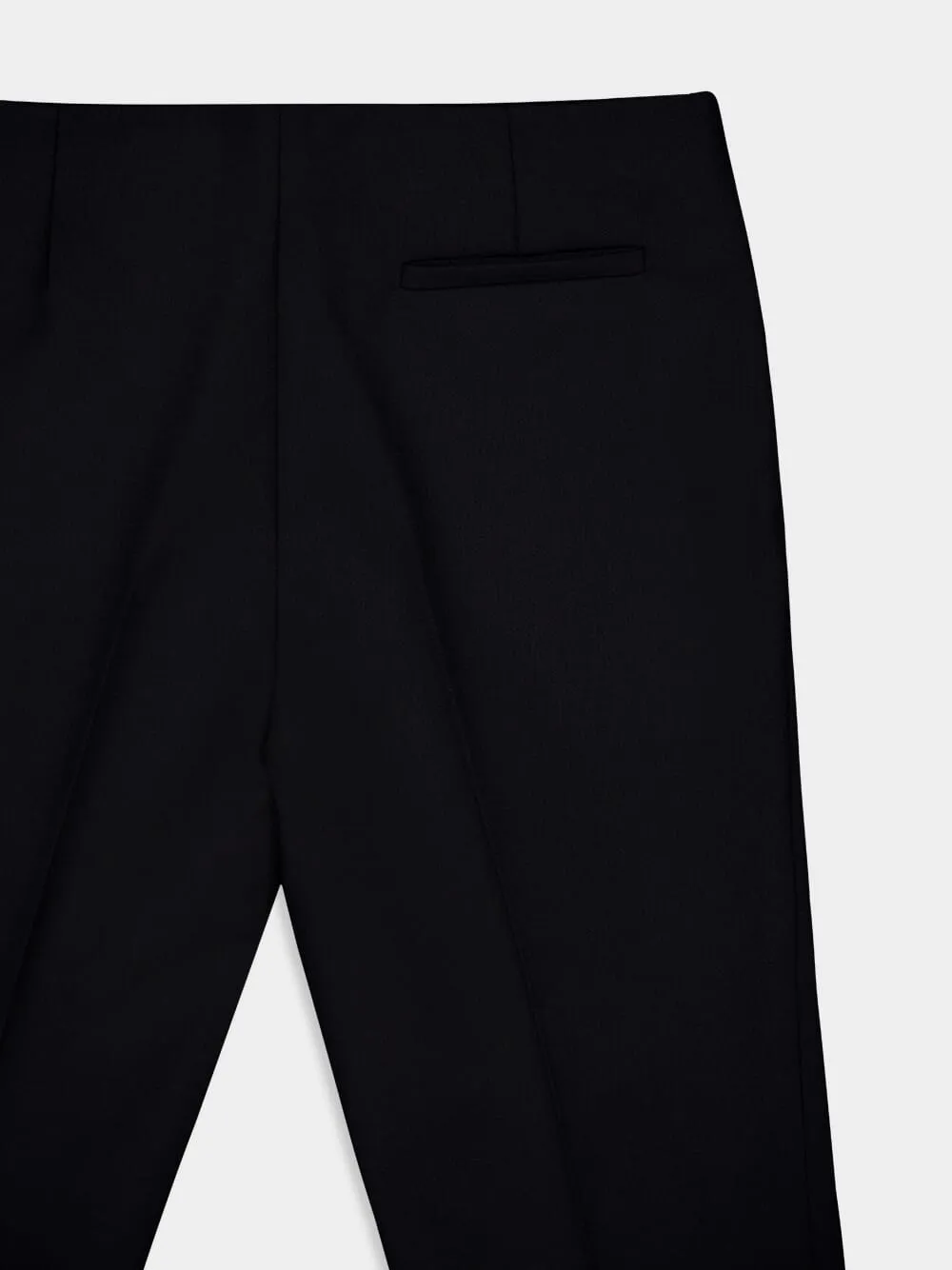 Slim-Fit Stretch Wool Trousers