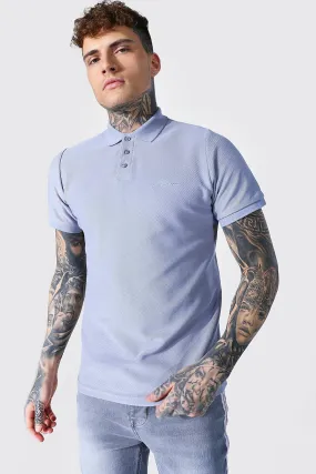 Slim Man Signature Jersey Twill Polo