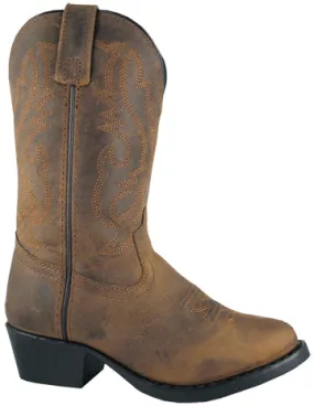 Smoky Mountain Kid's Denver Distress Brown Boot