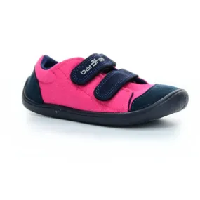 sneakers 3F 3BE29/10 pink-blue, 2 Velcro fasteners