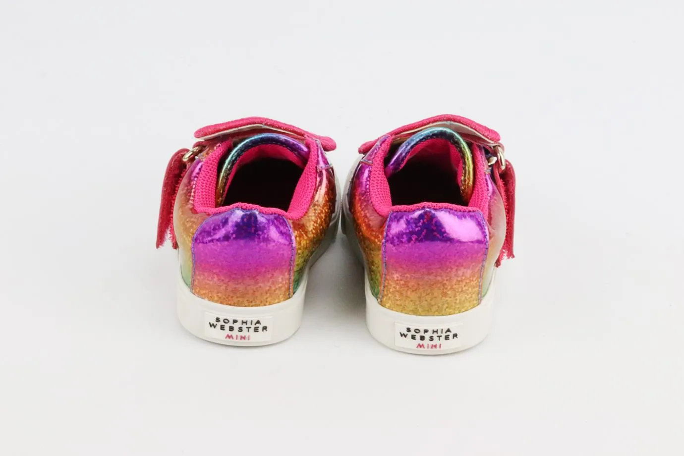 SOPHIA WEBSTER BABY GIRLS RAINBOW LEATHER SNEAKERS EU 21 UK 4.5