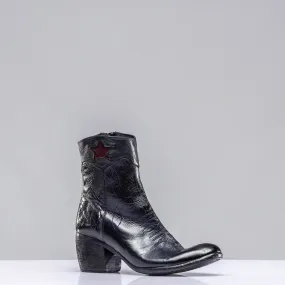 Stella Navy Boot W/ Red Star