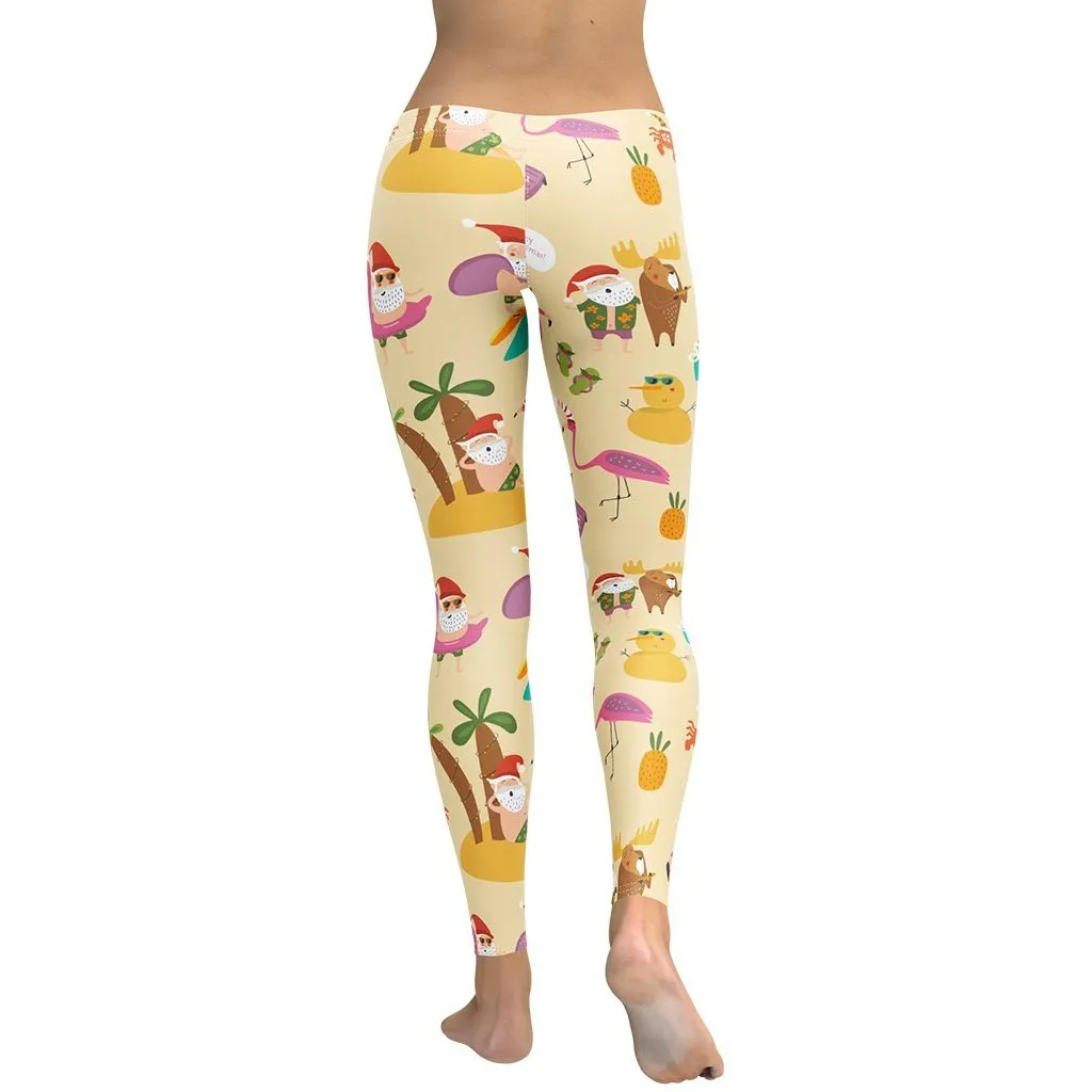 Summery Christmas Leggings