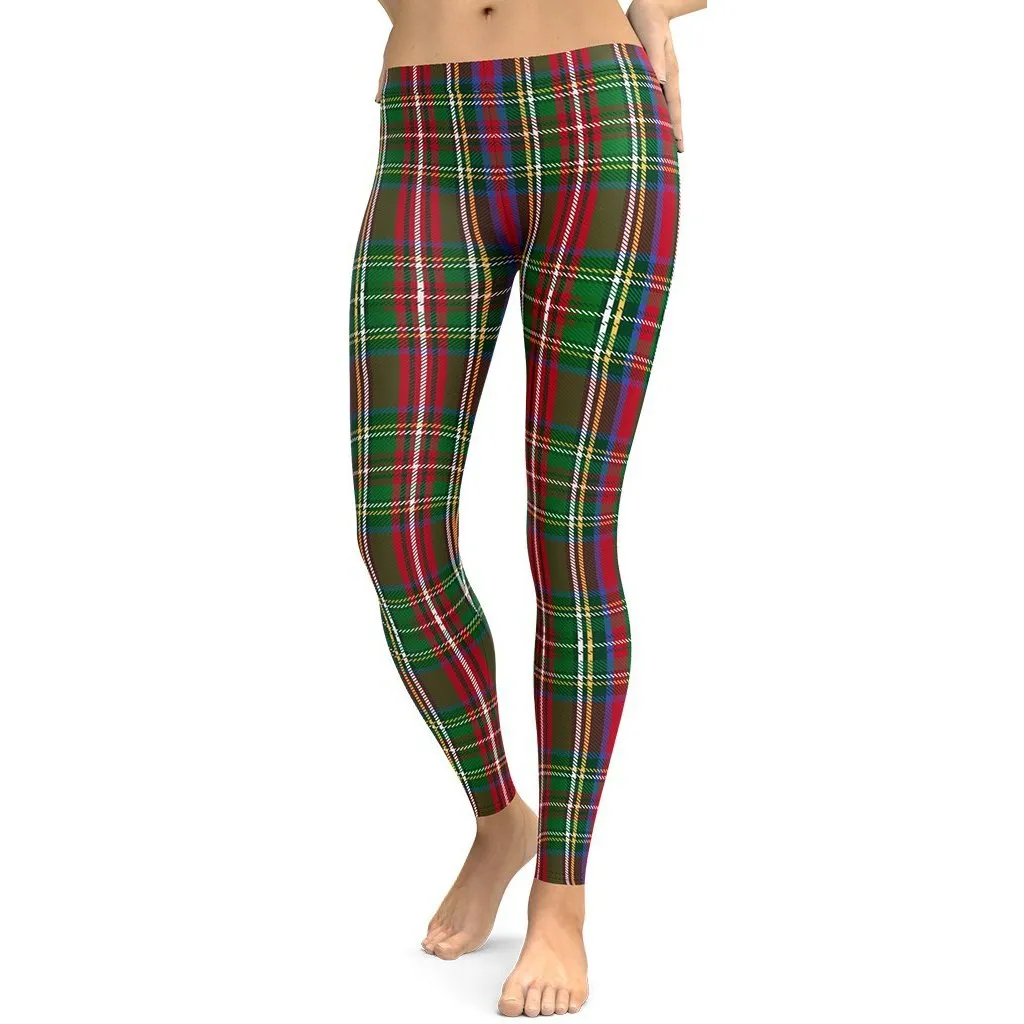 Tartan Christmas Leggings