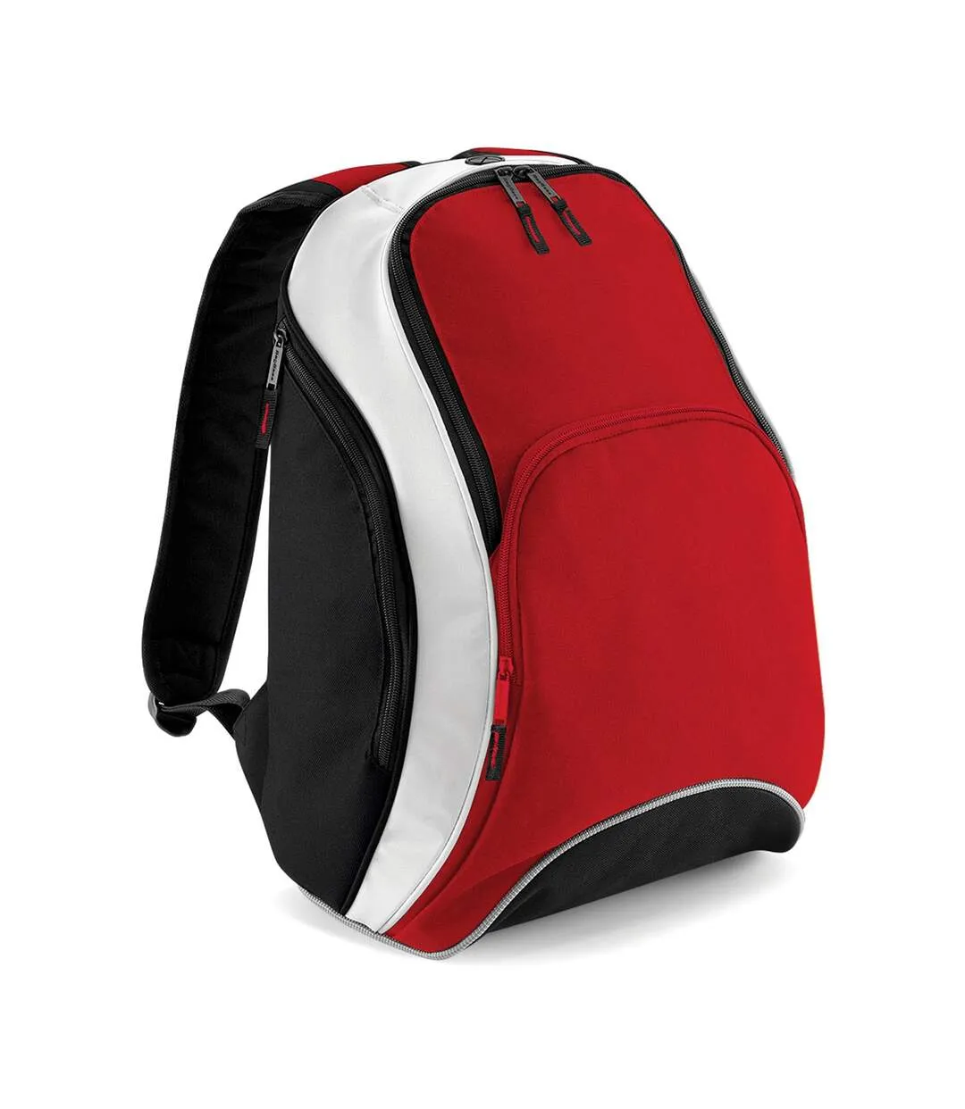 Teamwear backpack one size classic red/black/white Bagbase