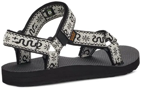 Teva Womens Original Universal Sandals - Bandana White / Black