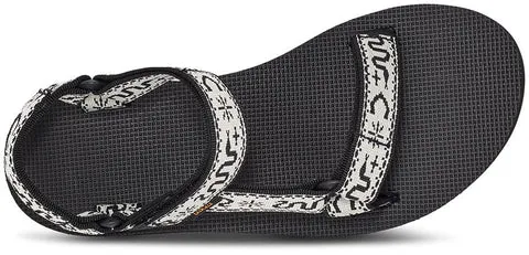 Teva Womens Original Universal Sandals - Bandana White / Black