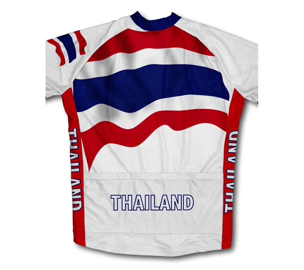 Thailand Flag Winter Thermal Cycling Jersey