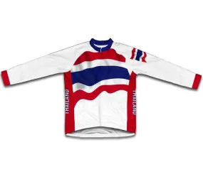 Thailand Flag Winter Thermal Cycling Jersey