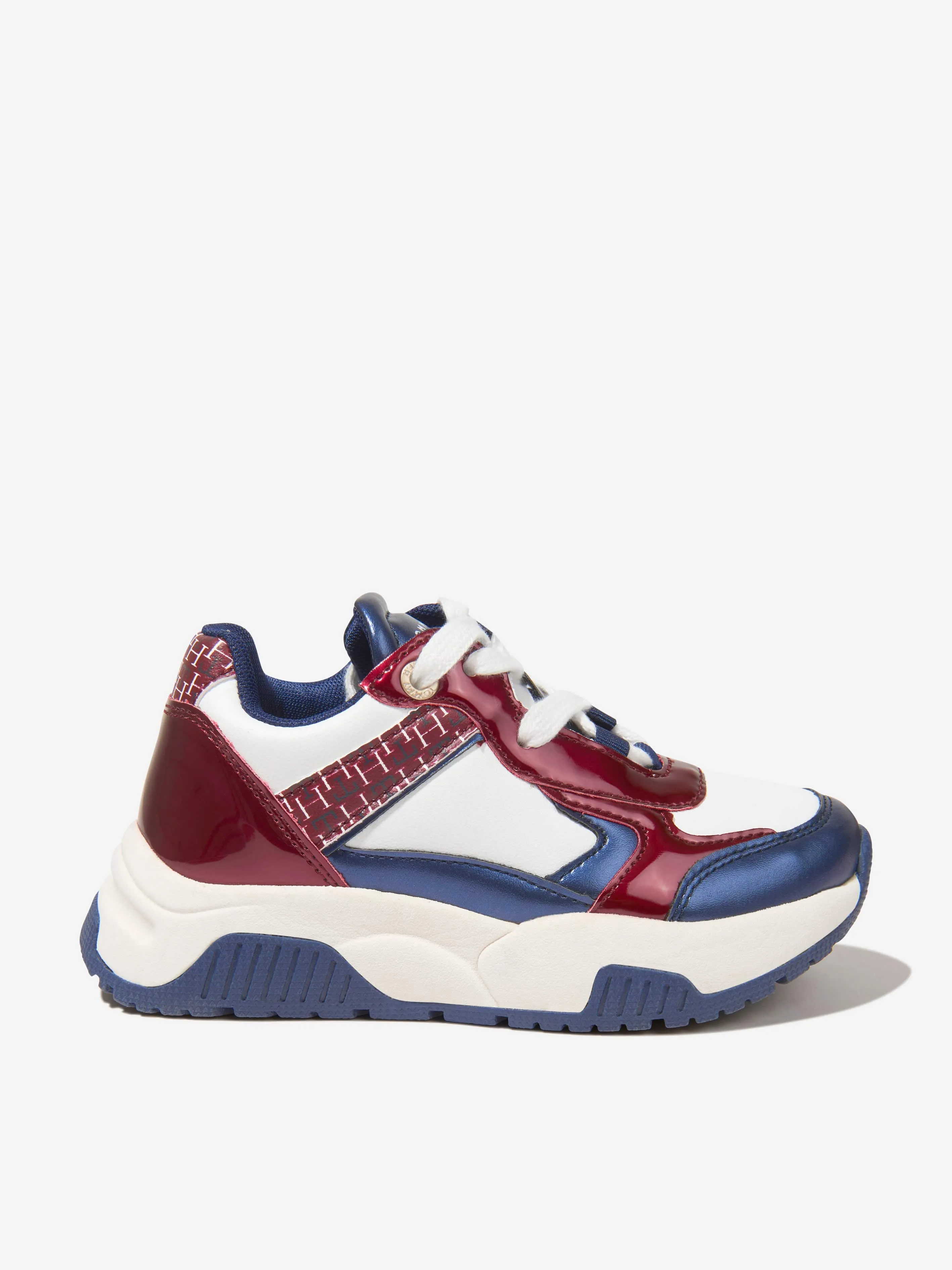 Tommy Hilfiger Girls Low Cut Lace Up Trainers