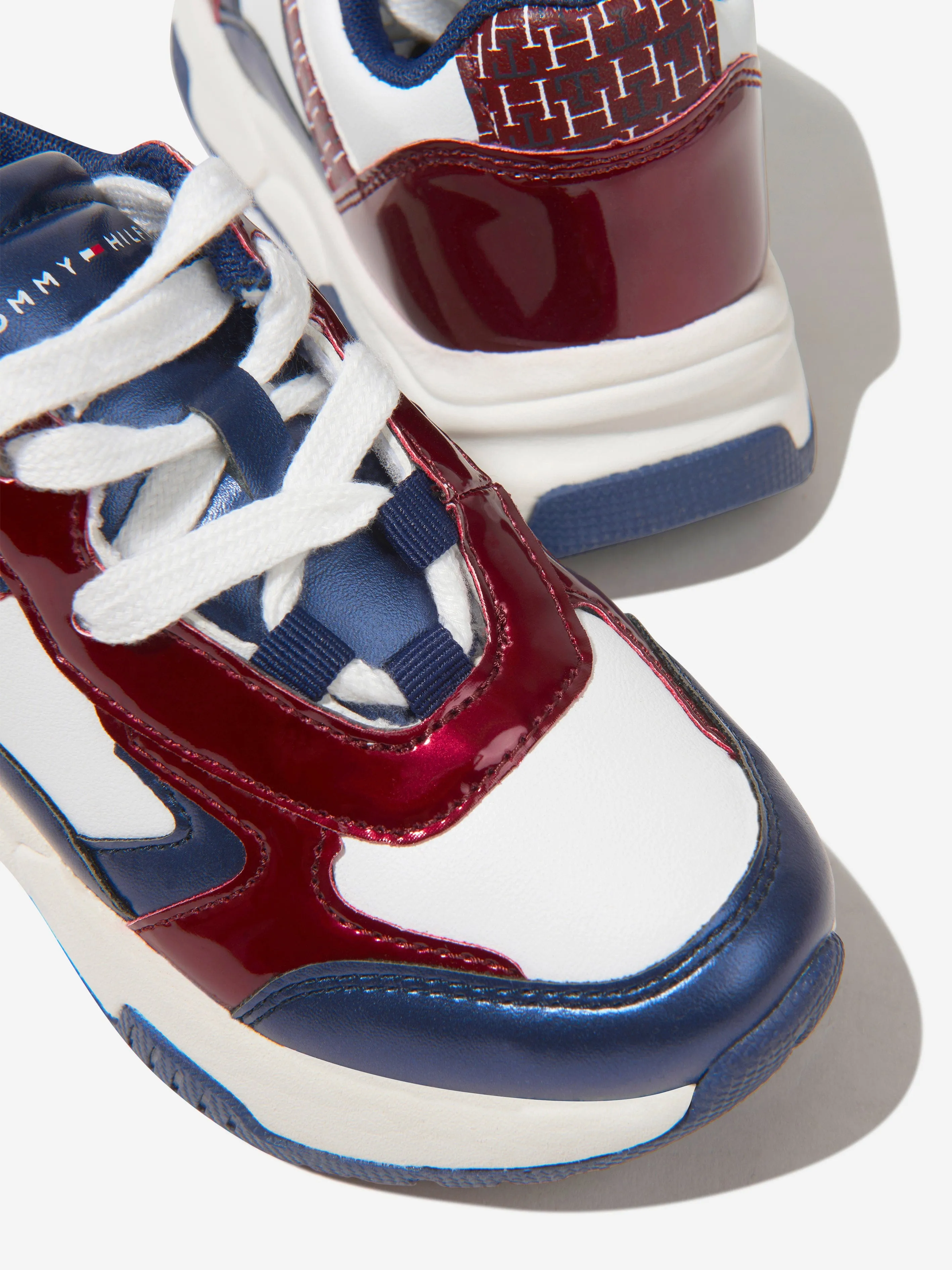 Tommy Hilfiger Girls Low Cut Lace Up Trainers