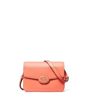 Tory Burch Robinson Crosshatched Convertible Shoulder Bag