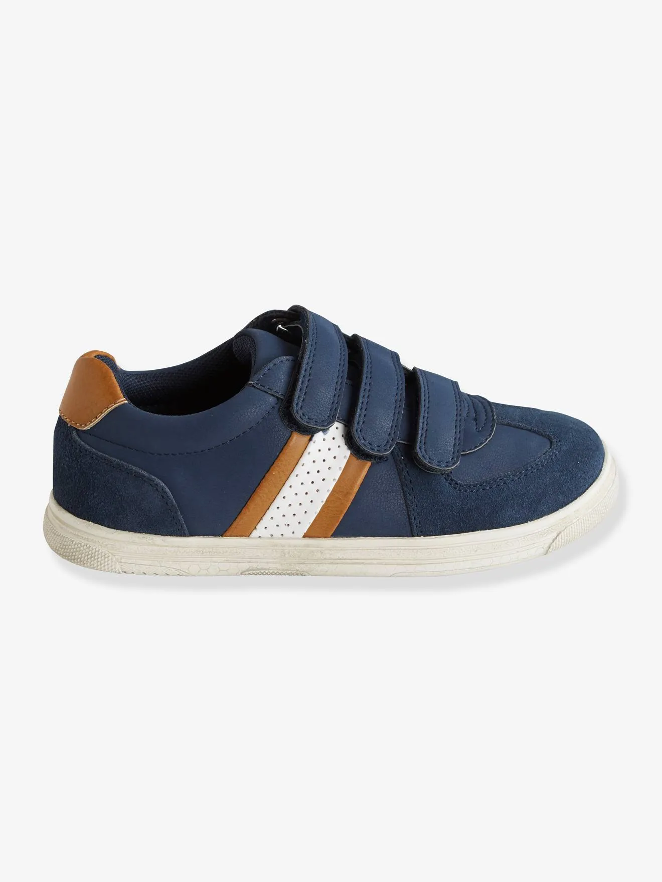 Trainers with Touch-Fastening Tab for Boys - dark blue