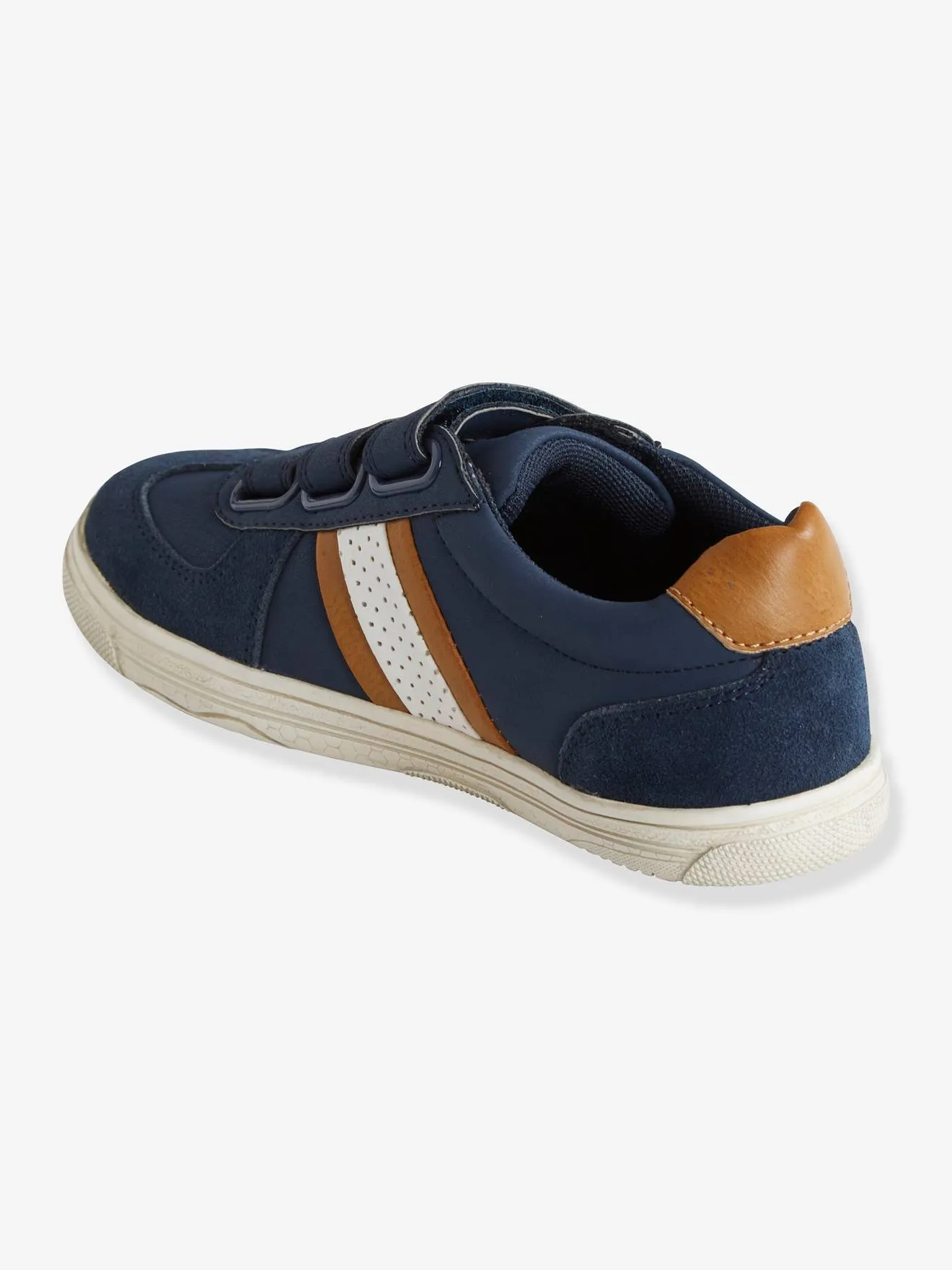 Trainers with Touch-Fastening Tab for Boys - dark blue