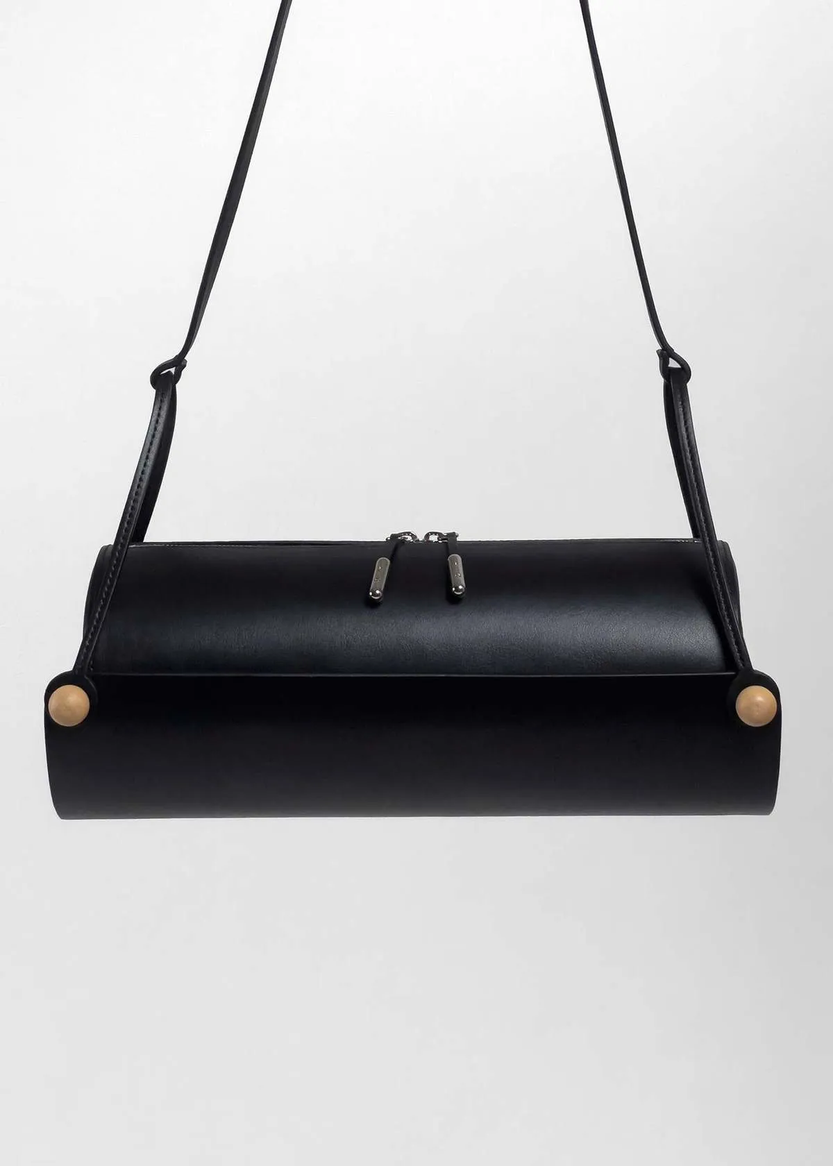 Tumbler Shoulder Bag - Black