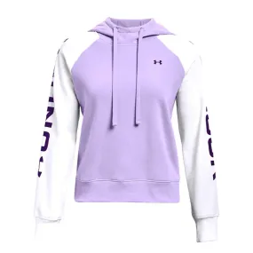 UA Rival CB Fleece Woman's Hoodie ''White/Purple''