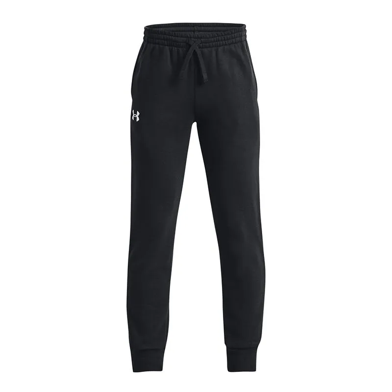 Under Armour Kids' Rival Fleece Joggers Black / White