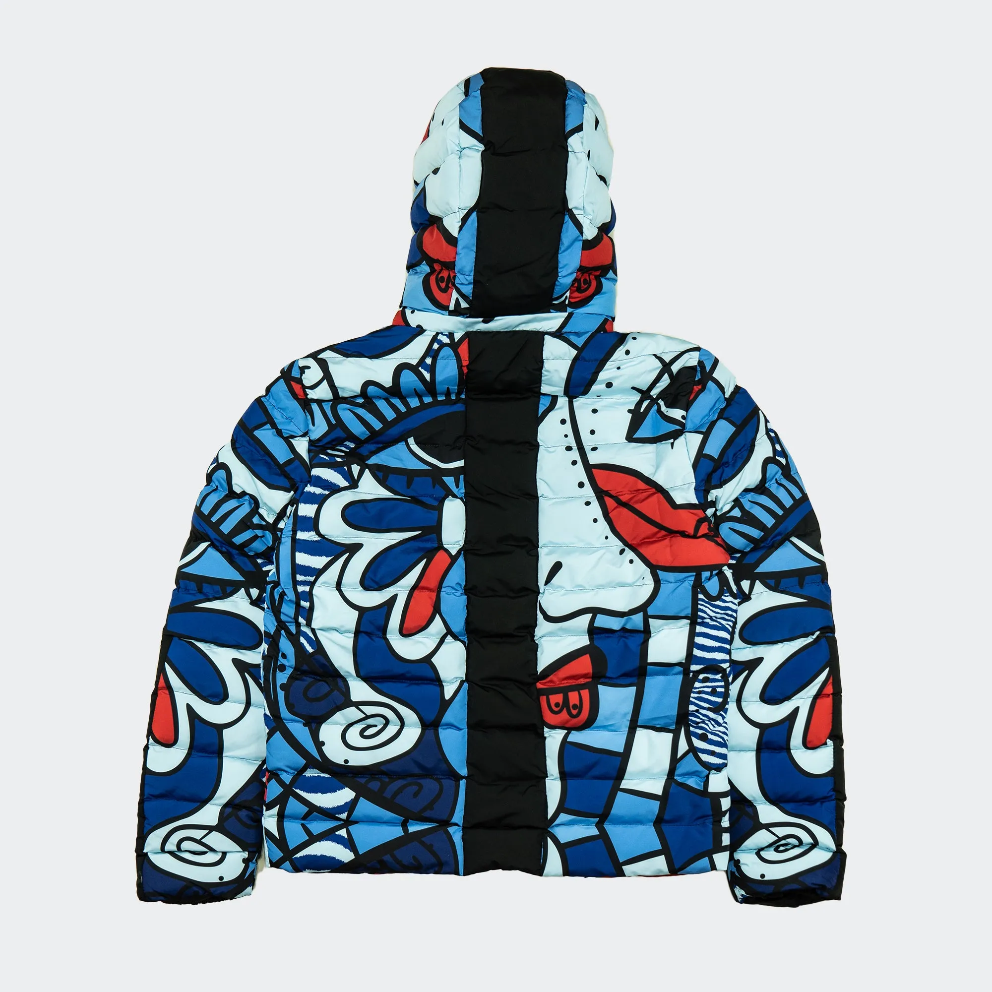 Unisex Roku Studio Abstract Eyes Bubble Jacket Blue