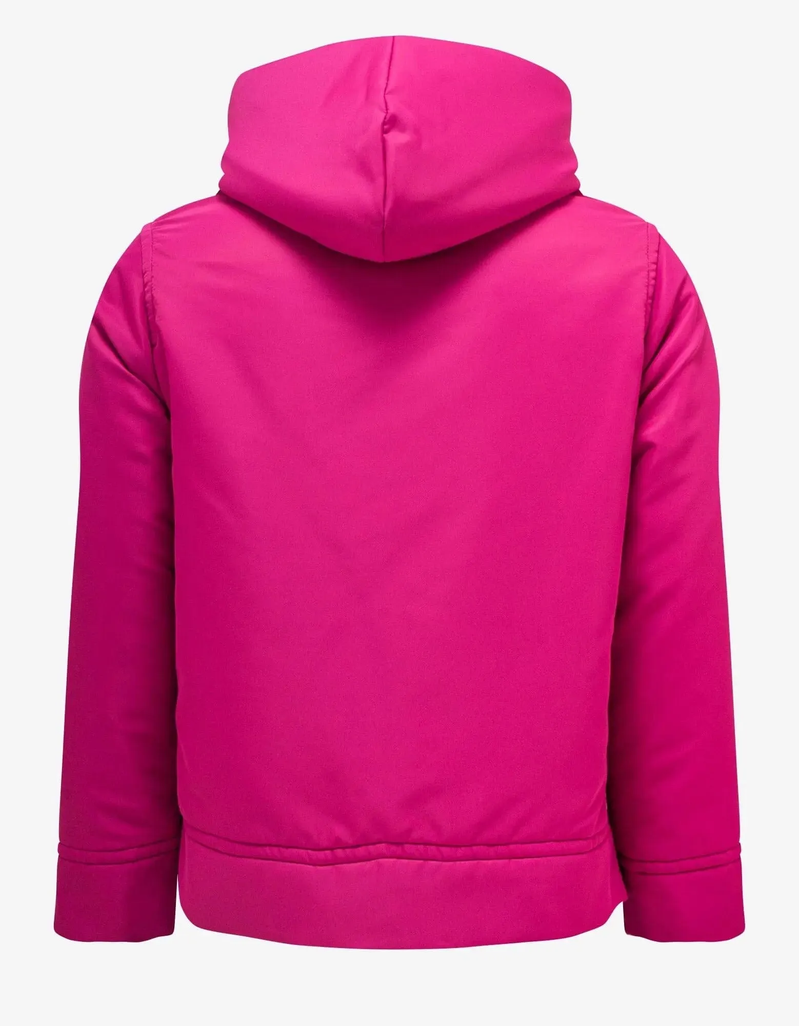 Valentino Garavani Pink PP Stud Detail Nylon Hoodie