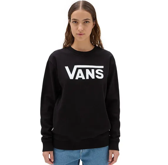 Vans Classic V BFF Womens Crew Jumper - Black