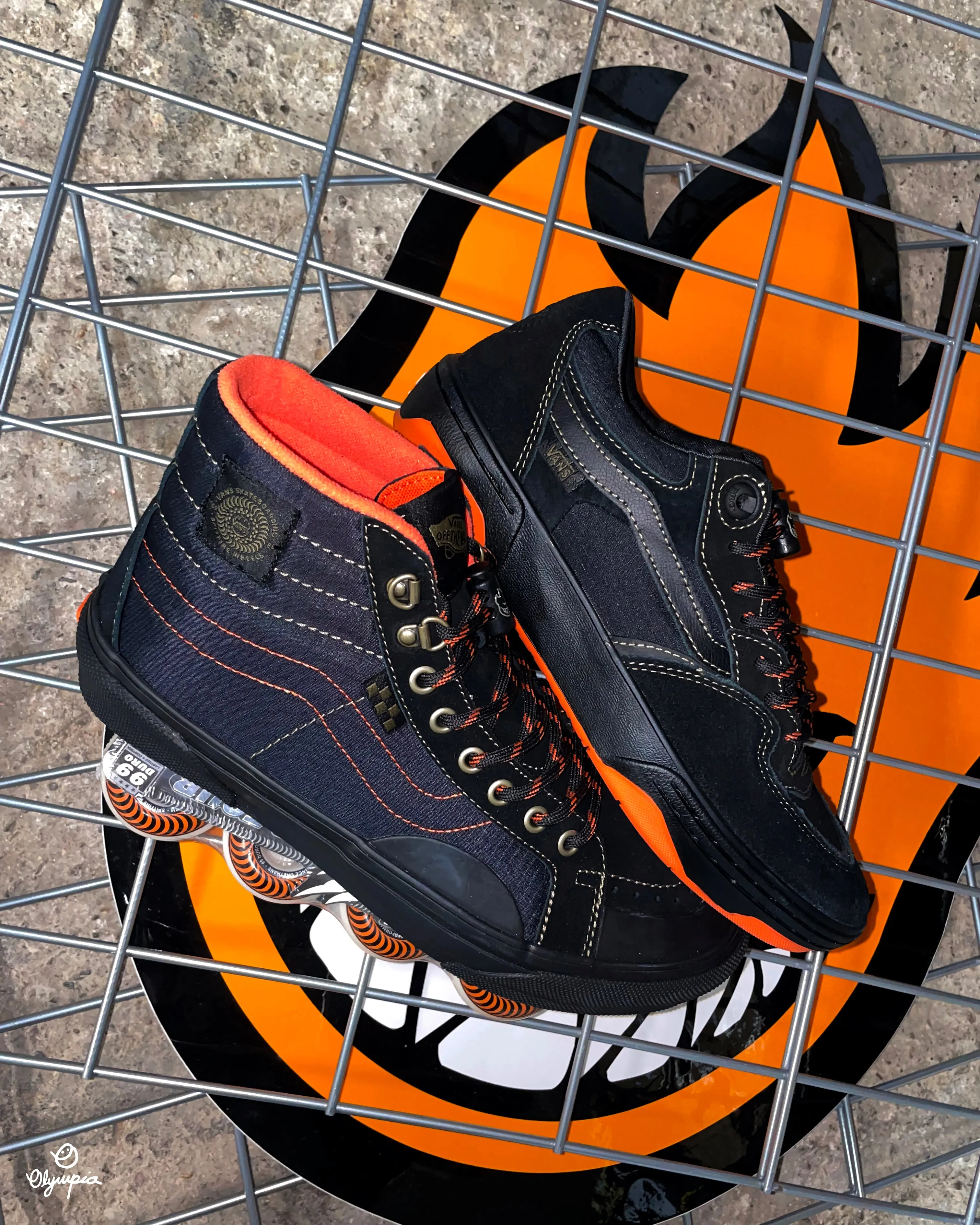 VANS X SPITFIRE WHEELS ROWAN 2 BLACK/FLAME