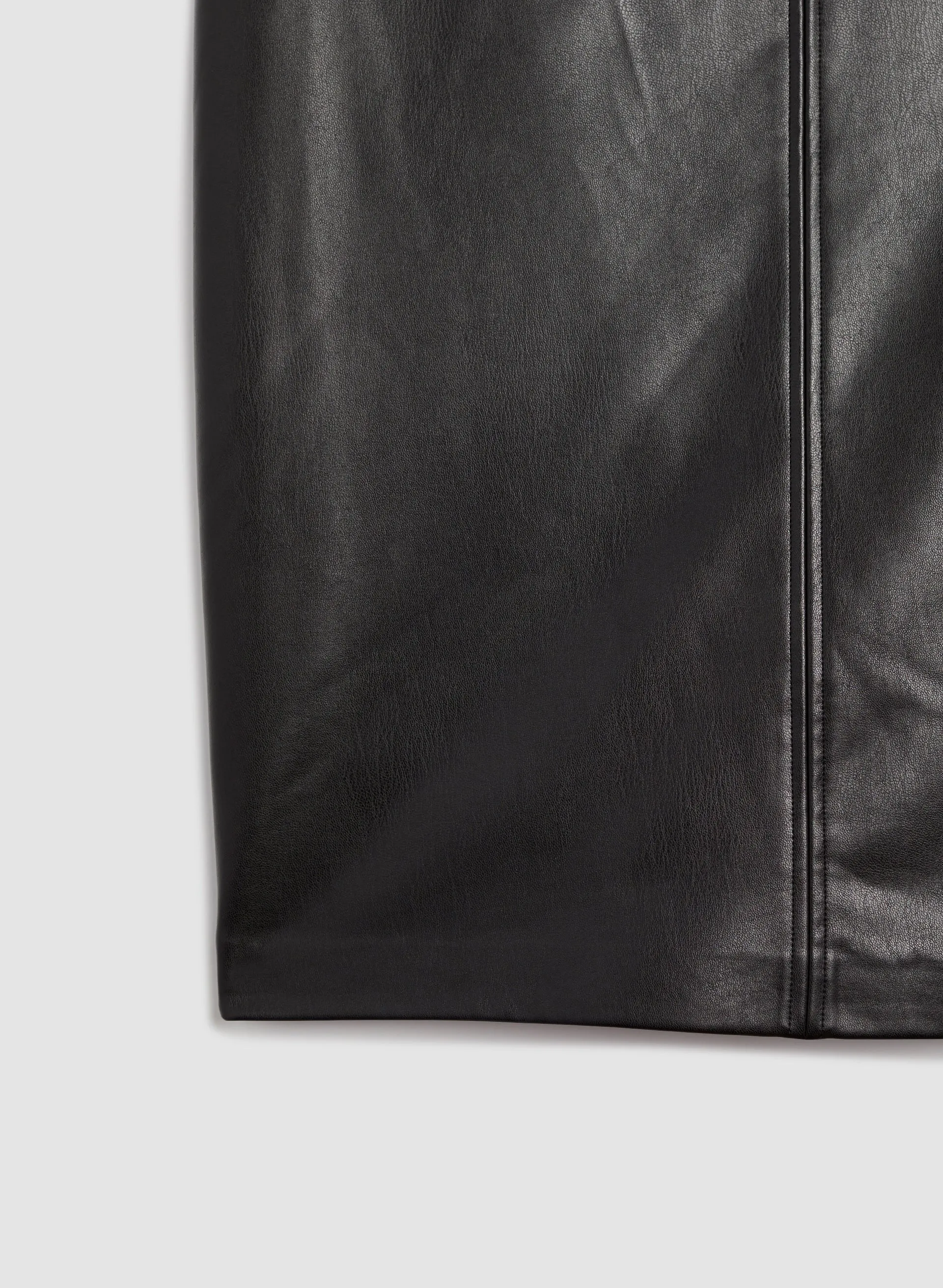 Vegan Leather Skirt