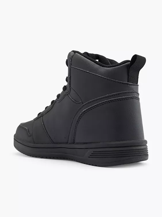 Victory  Teen VTY Vertex Mid Black Trainers