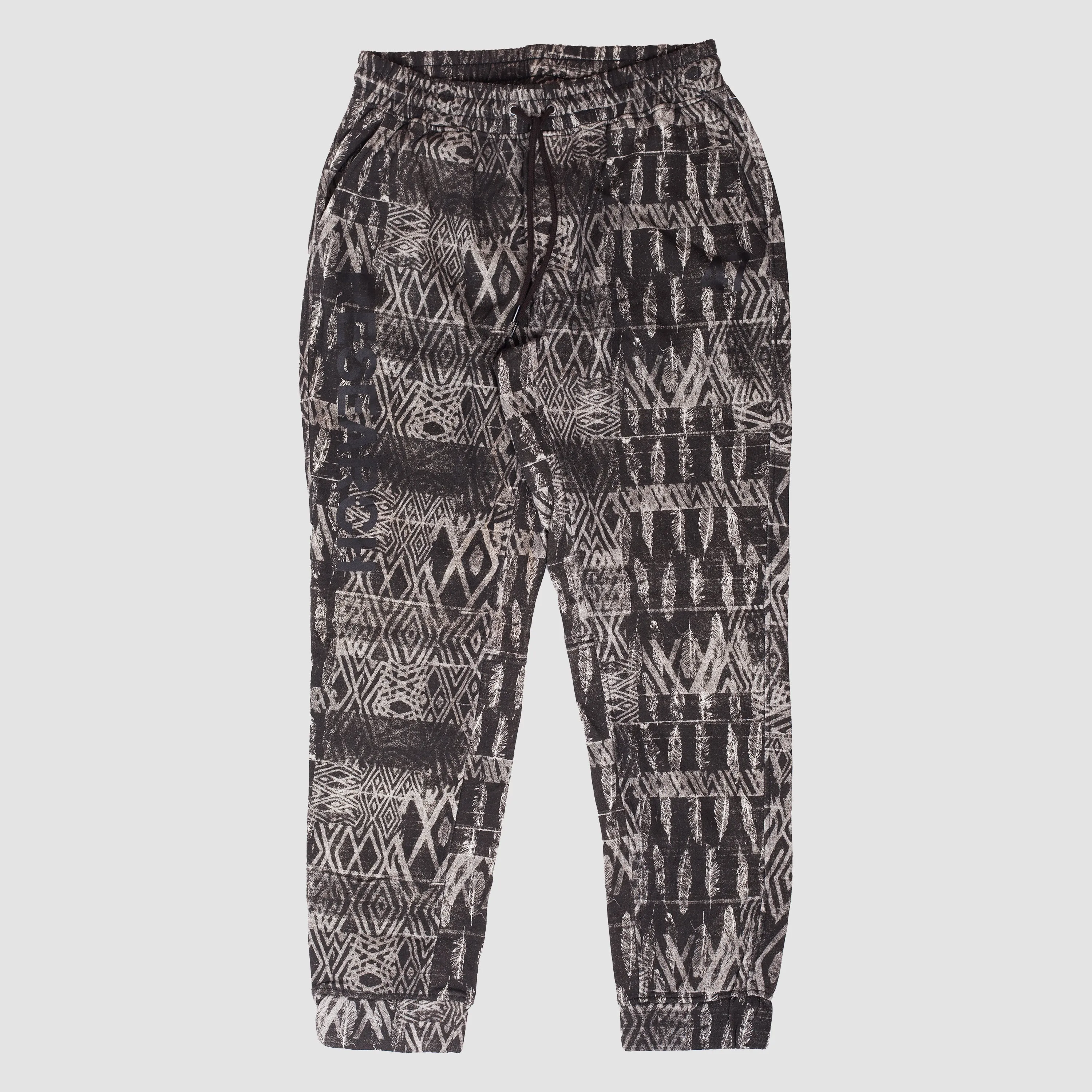 Vintage - Men - LRG Pattern Joggers - Grey/Charcoal