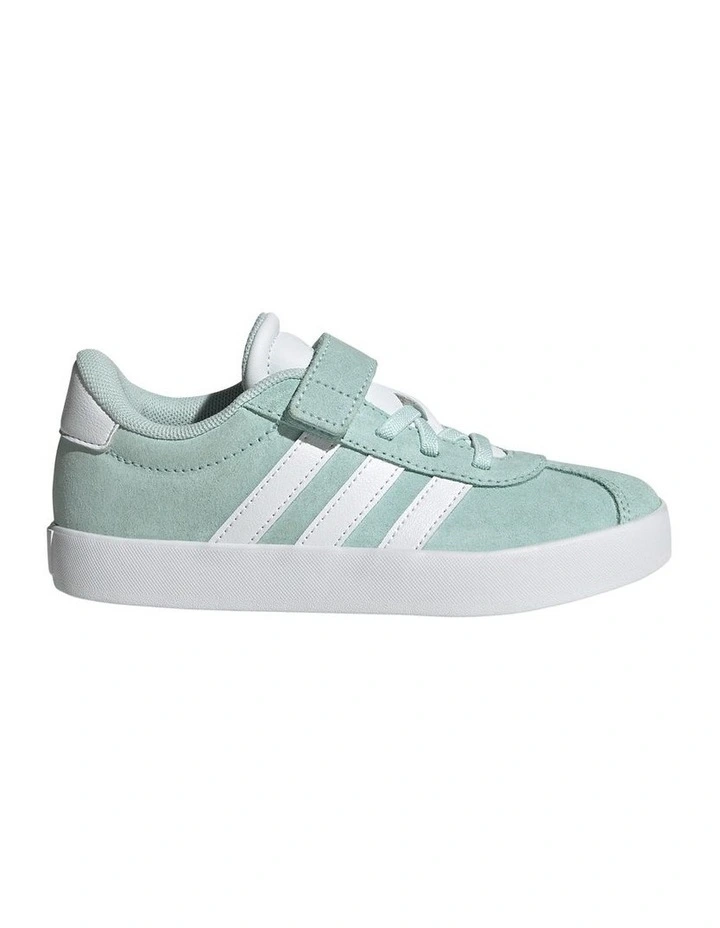 Vl Court 3.0 Self-Fastening Pre-School Sneakers in Mint