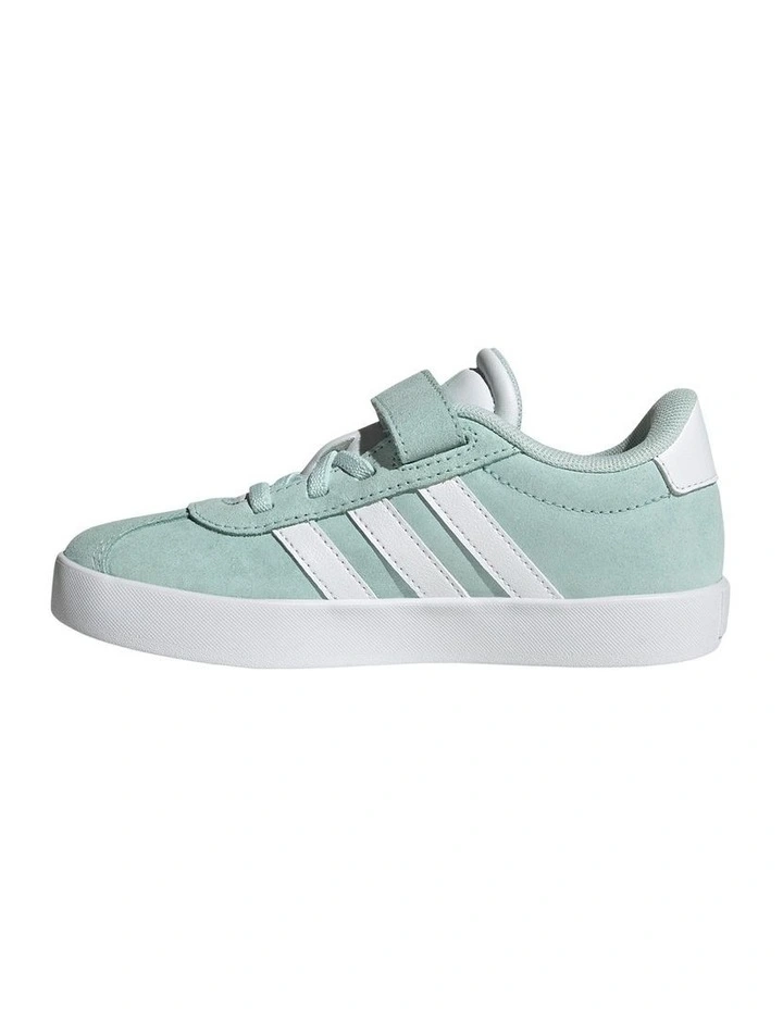 Vl Court 3.0 Self-Fastening Pre-School Sneakers in Mint