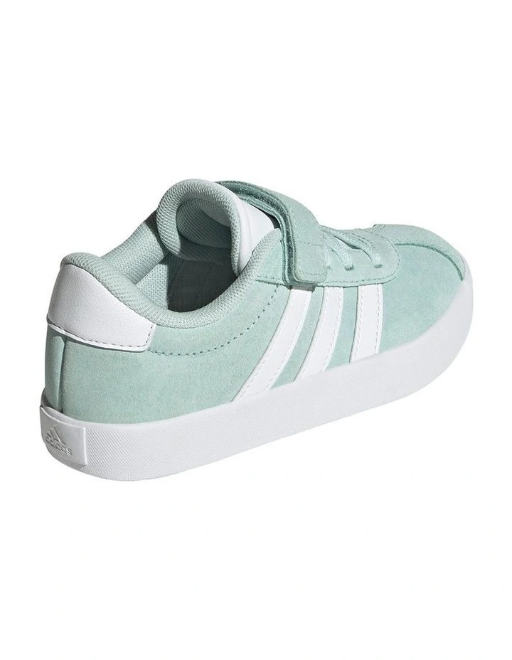 Vl Court 3.0 Self-Fastening Pre-School Sneakers in Mint