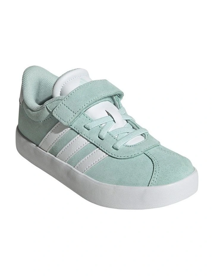 Vl Court 3.0 Self-Fastening Pre-School Sneakers in Mint