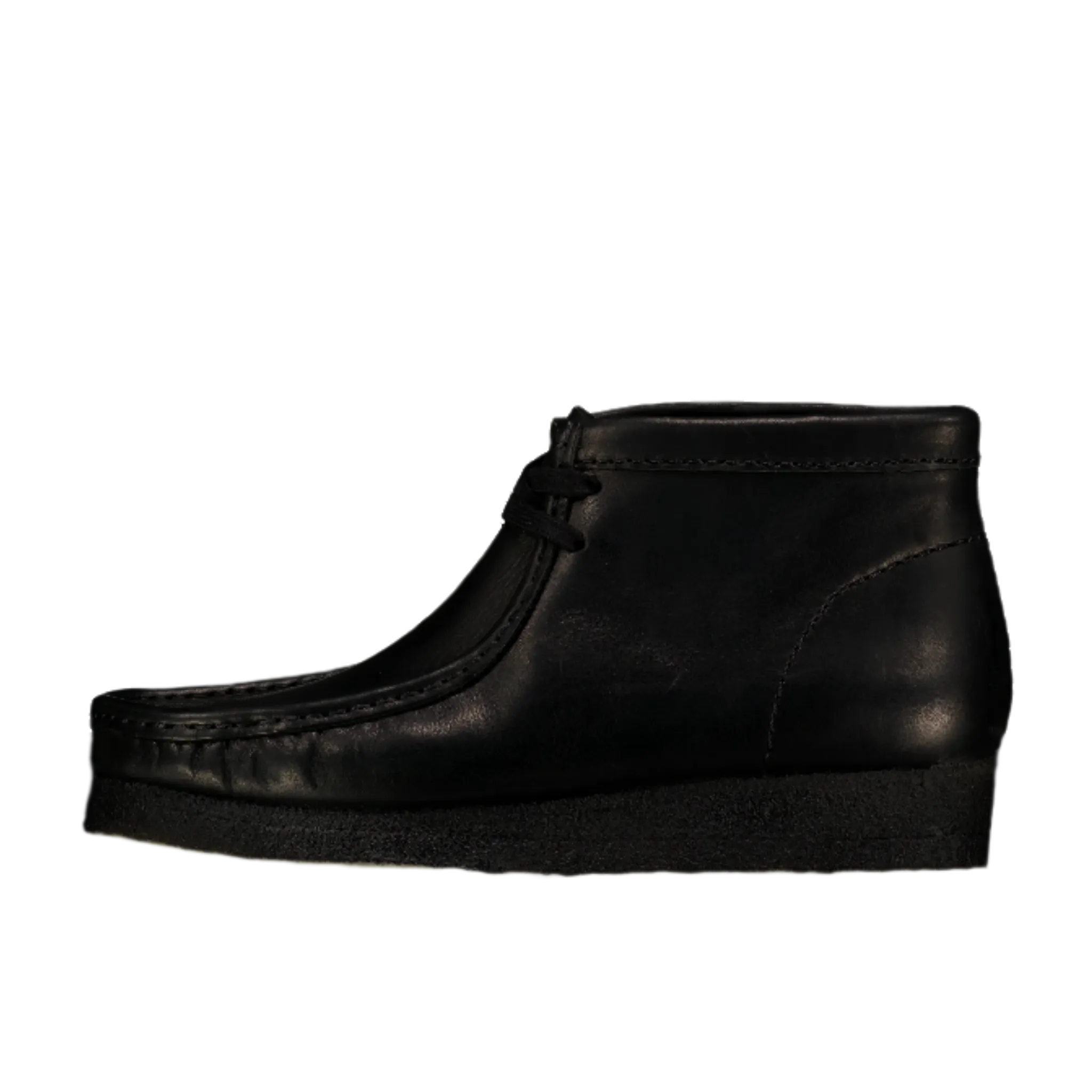 Wallabee Boot Black Leather